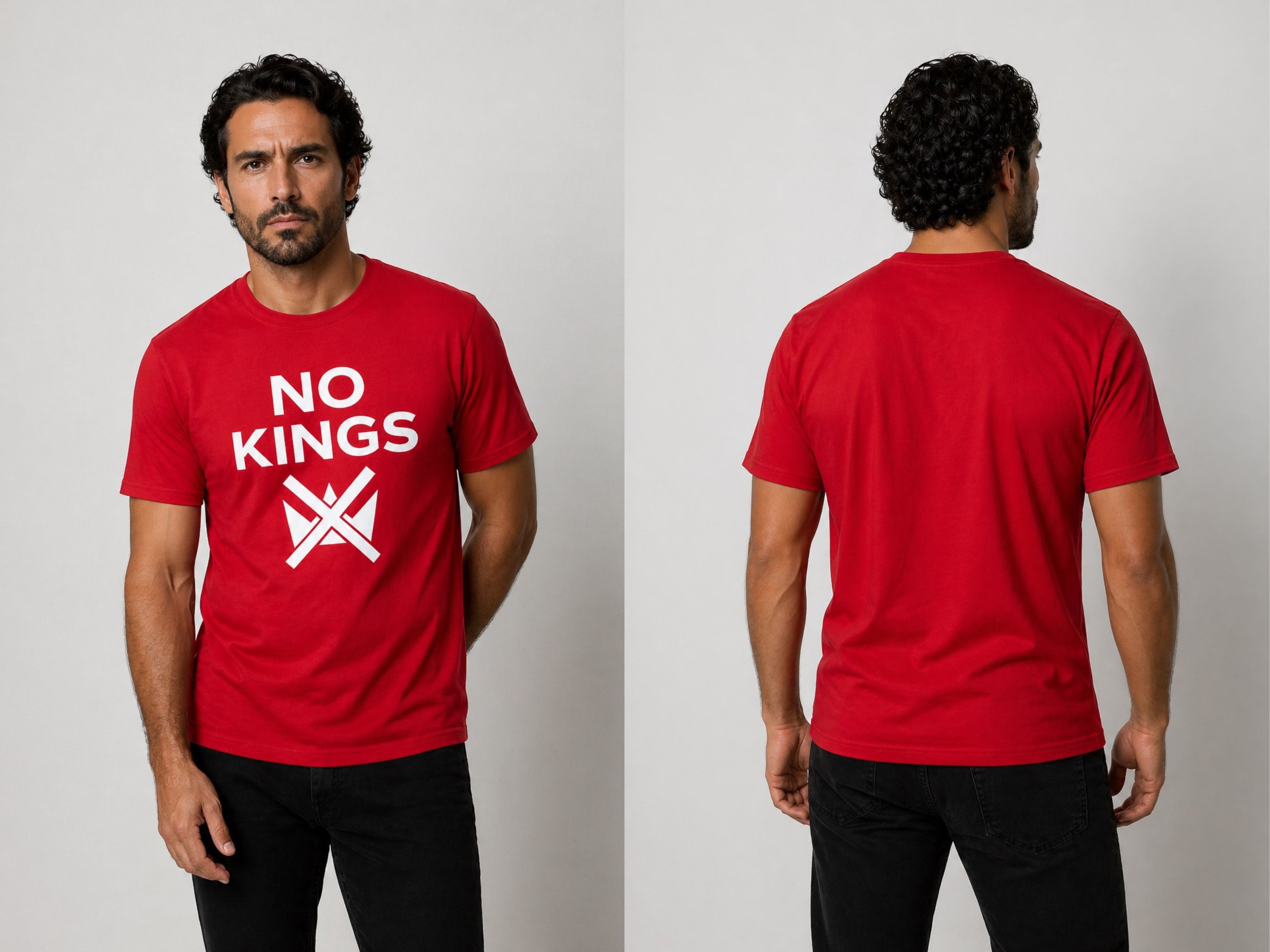 NO KINGS tee